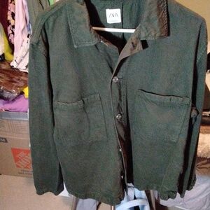 Cotton duck jacket please wash alone. 23x26